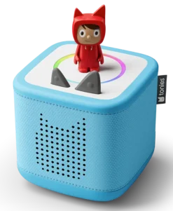 TONIES Toniebox 2 Starter Set Himmelblau Mit Kreativ-Tonie Rot