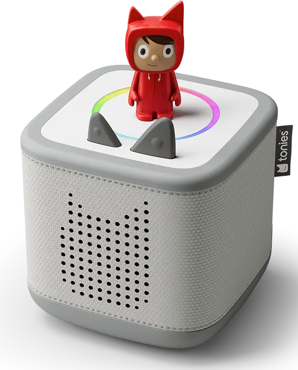 TONIES Toniebox 2 Starter Set Mondgrau Mit Kreativ-Tonie Rot 1 TONIES Toniebox 2 Starter Set Mondgrau Mit Kreativ-Tonie Rot